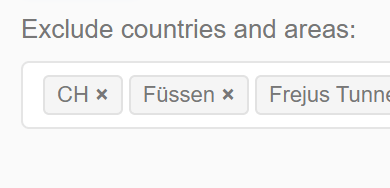 Country Exclusion
