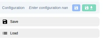 Ikona zapisu konfiguracji